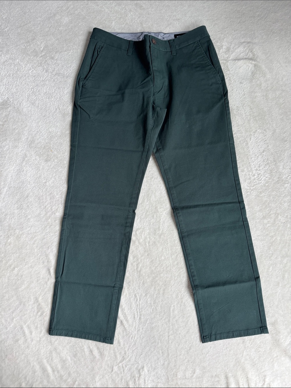 Bonobos Stretch Washed Chino 2.0 Forest Green, size 31×28 slim - new/never worn!
